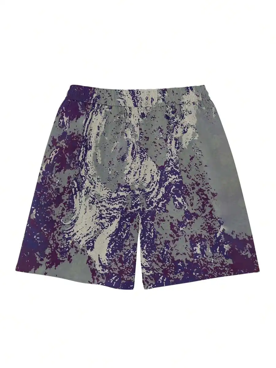 

Mens Artistic Avant-Garde Loose Sports Shorts Breathable Quick Dry