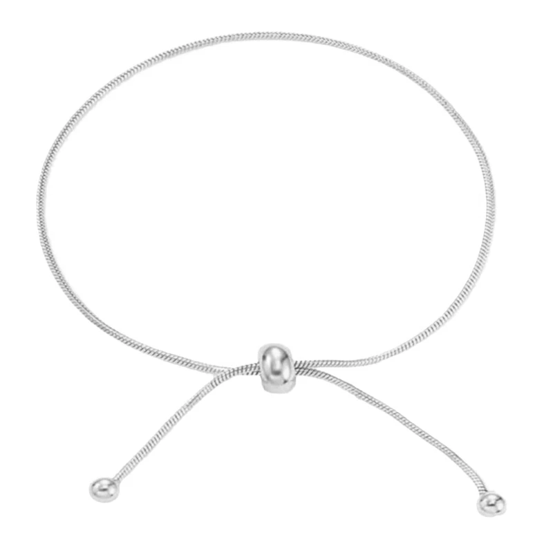 Adjustable Length Anklet Bracelet Comfortable Thin Ankle Chain Versatile Jewelry for Ladies Female Foot Beach Jewelry