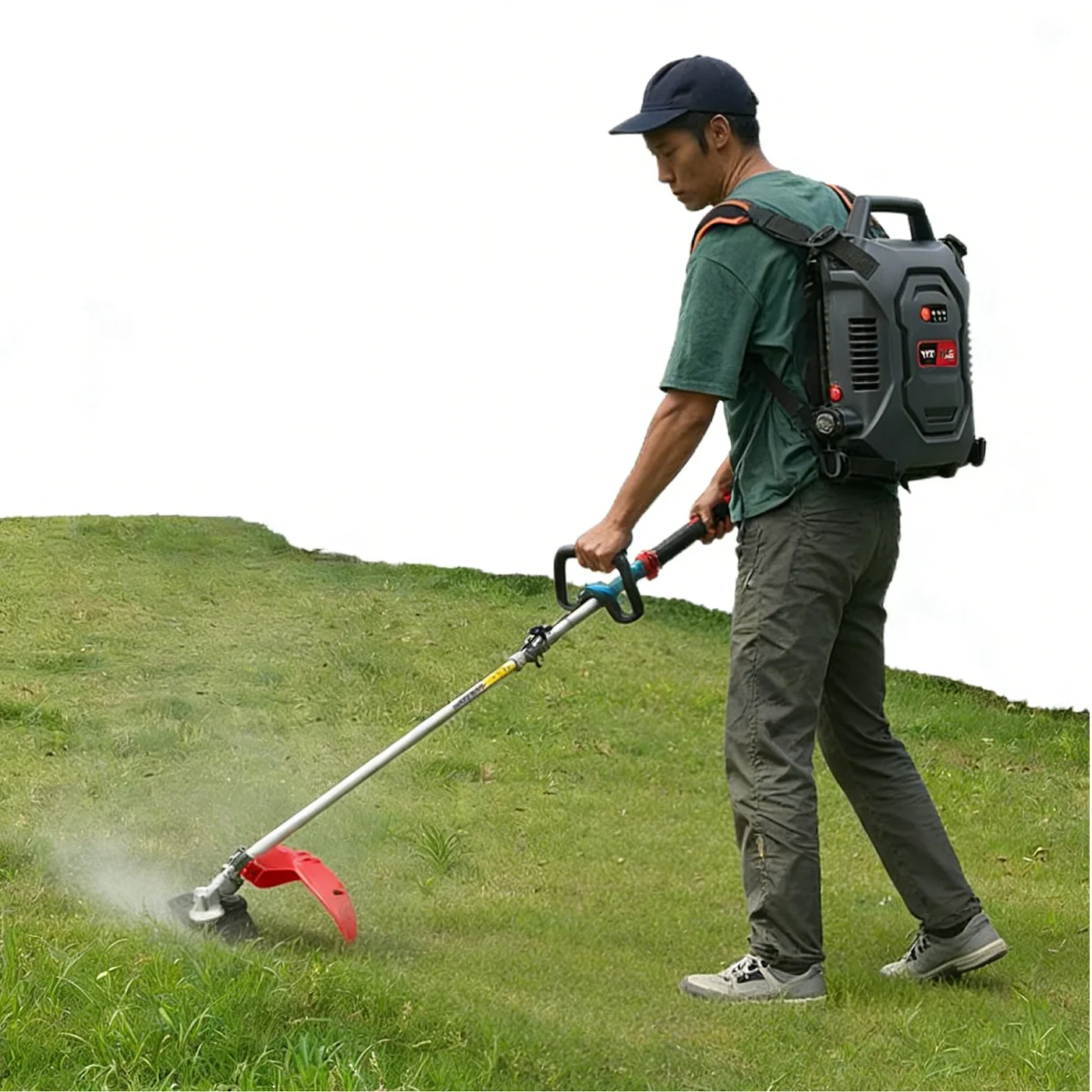 

Industrial Handle 40V Battery-Powered Cordless Grass Cutter Adjustable Professional DIY Lawn Mower Bare Machine
