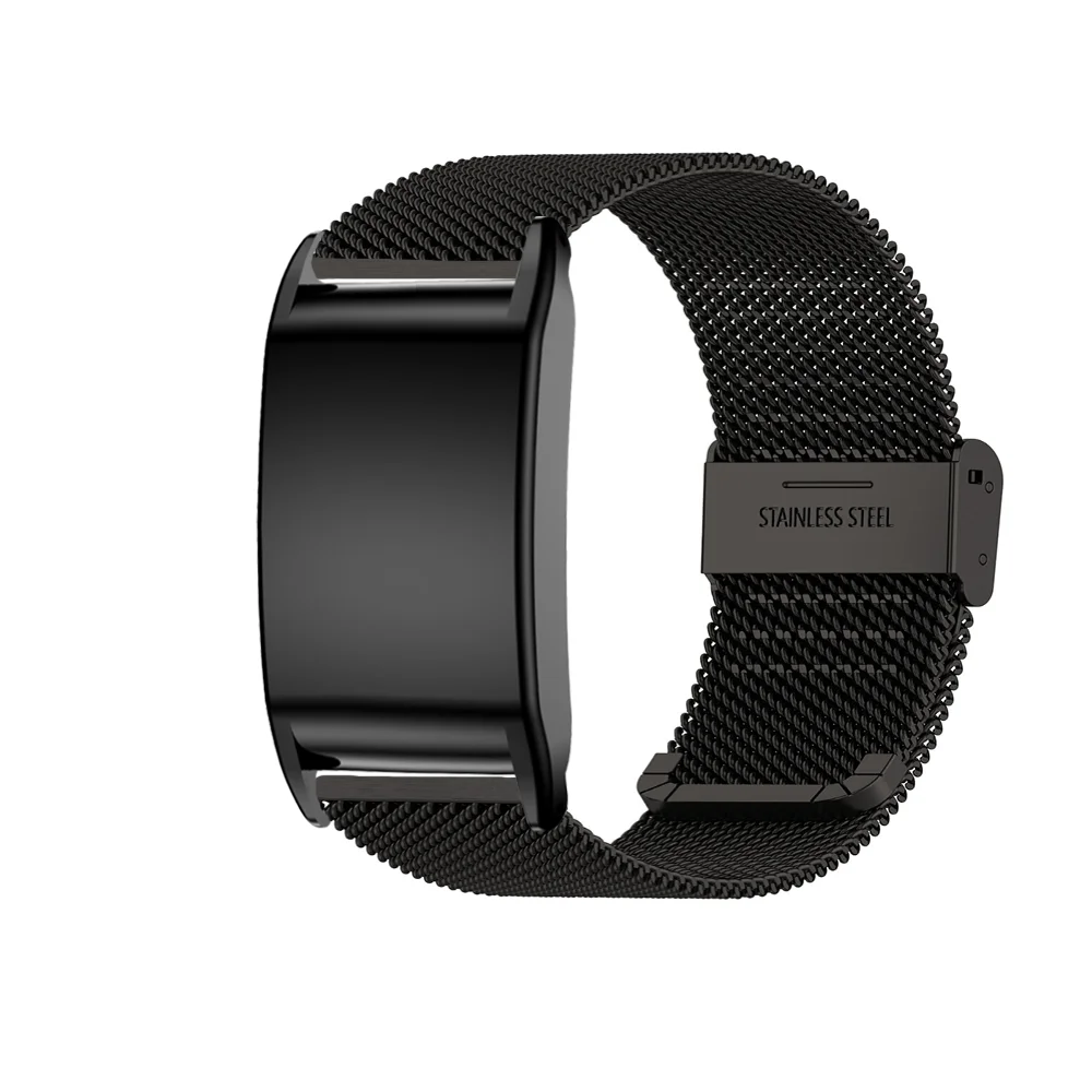 2PC Stainless Steel Strap+PC Protective Case for WHOOP 4.0 Fitness Tracker Smart Watch Replacement Watchband