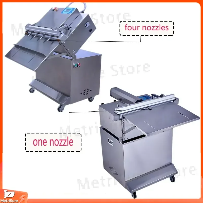 Vacuum Sealer for Coffee Beans Food Packaging Nitrogen Flushing Vacuum Bag Sealer External Vacuum Packaging Device