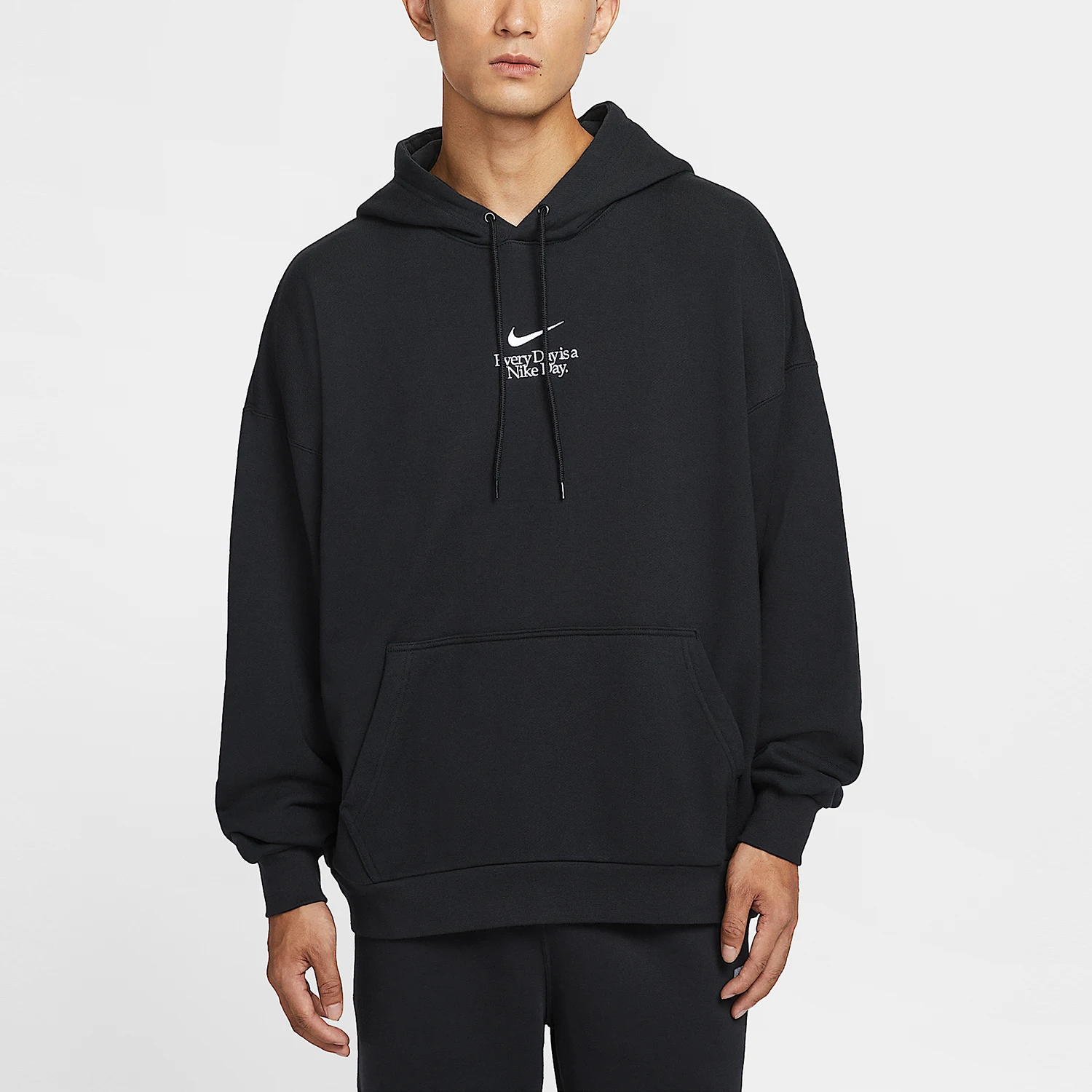 

Оригинальная осенняя мужская спортивная толстовка Nike с капюшоном и круглым вырезом IO2452-010