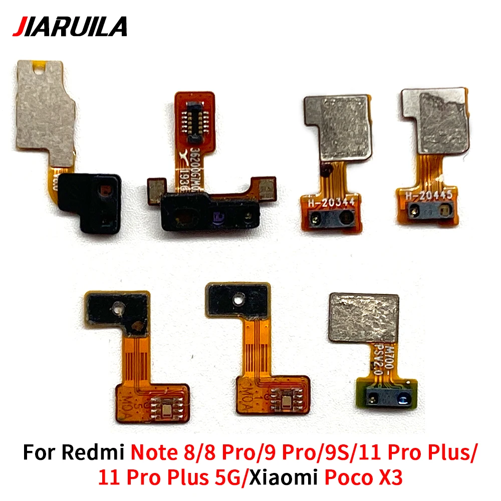 

High quality Proximity Light Sensor Flex Cable Distance Sensing Connector For Xiaomi Redmi Note 9S 8 11 Pro Plus / Poco X3