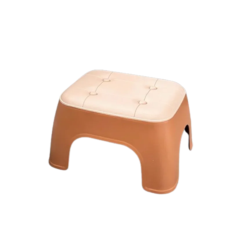 

Small Stools Household Low Stools Living Room Thickened Plastic Stackable Benches Durable Doorways Changing Shoes Furniture