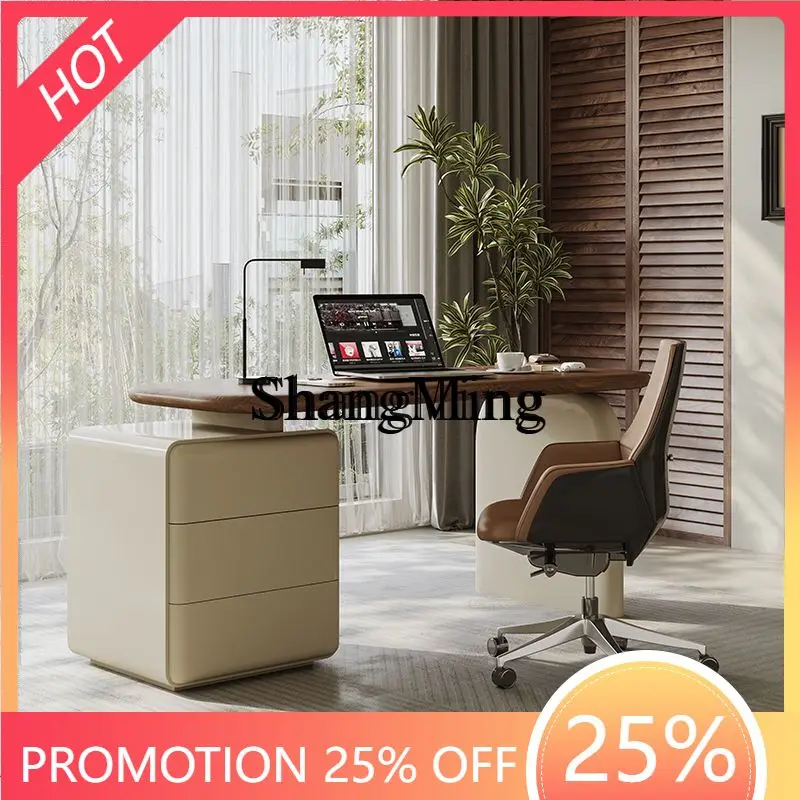 

ZYY бытовой деревянный стол с высоким смыслом, бытовой выдвижной минималистичный древний стол с кремовой раной