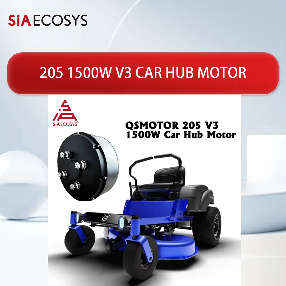 

QS MOTOR 1500W 205 40H V3 BLDC Electric Car Hub Motor for small e-car conversion 60V700RPM