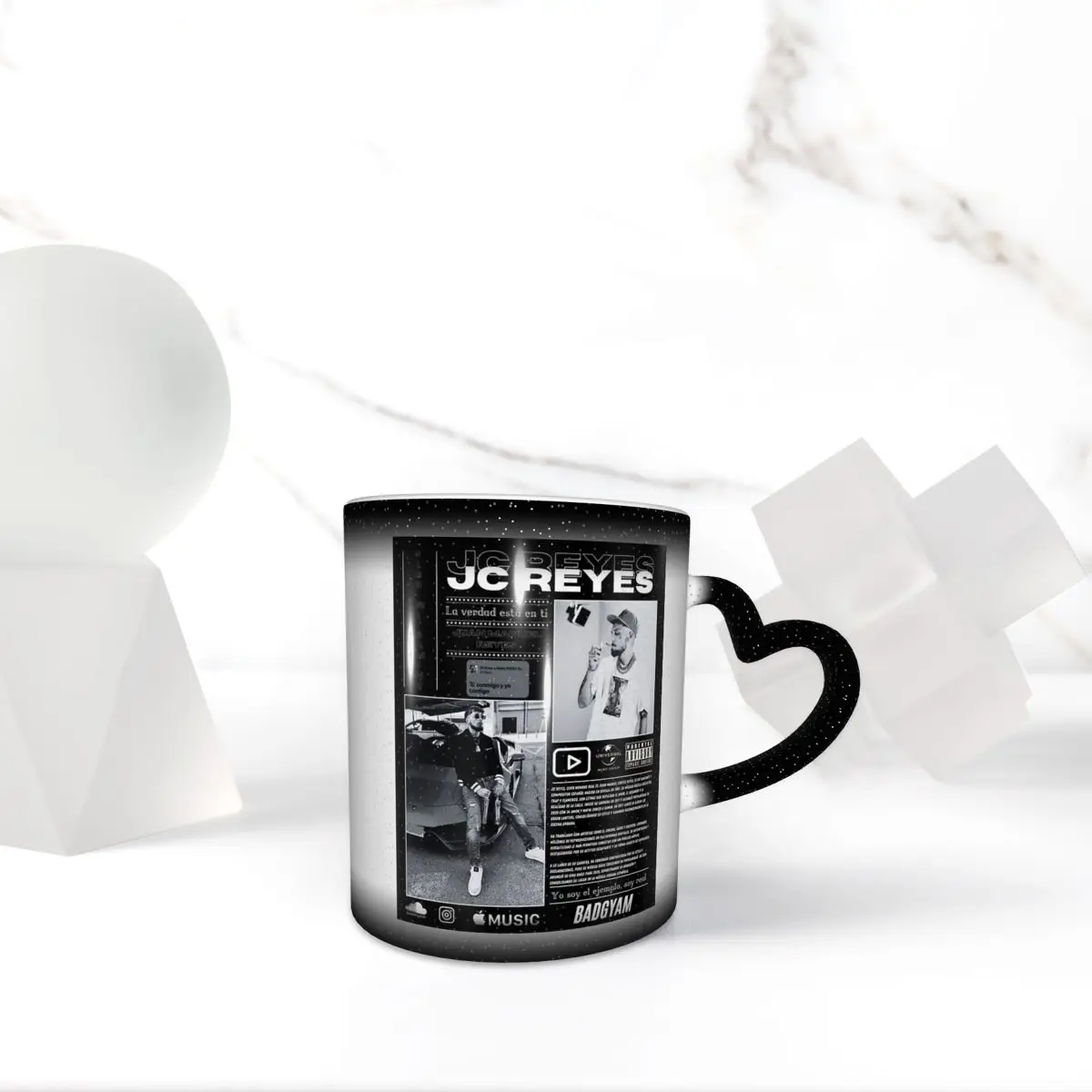 Rapper Jc Reyes Album Tour Graphic Mug Funny Ceramic Coffee Cups Tea Mugs Milk Cup Drinkware Gift for Woman Man