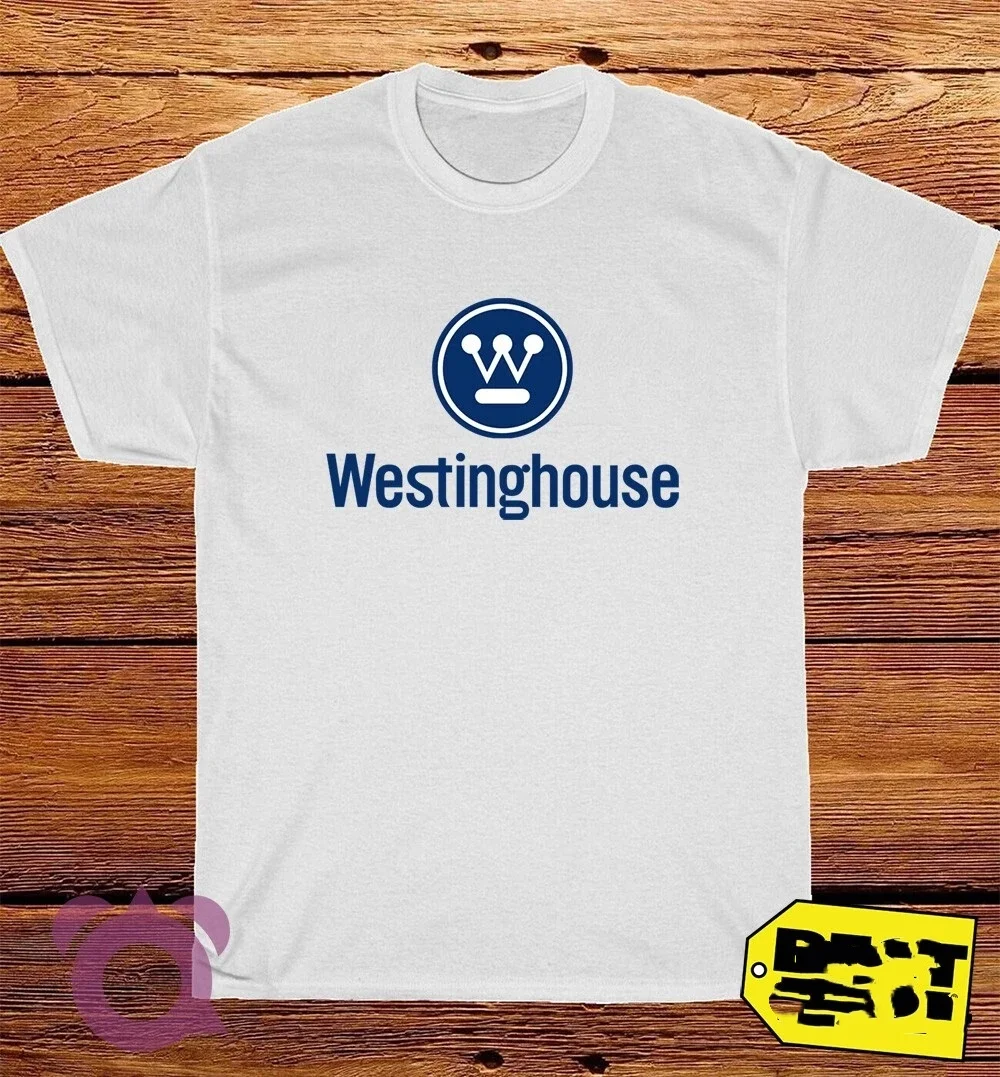 

2025 New Westinghouse Logo Printed Unisex Street Fashion Trend Short Sleeved Pure Cotton Round Neck