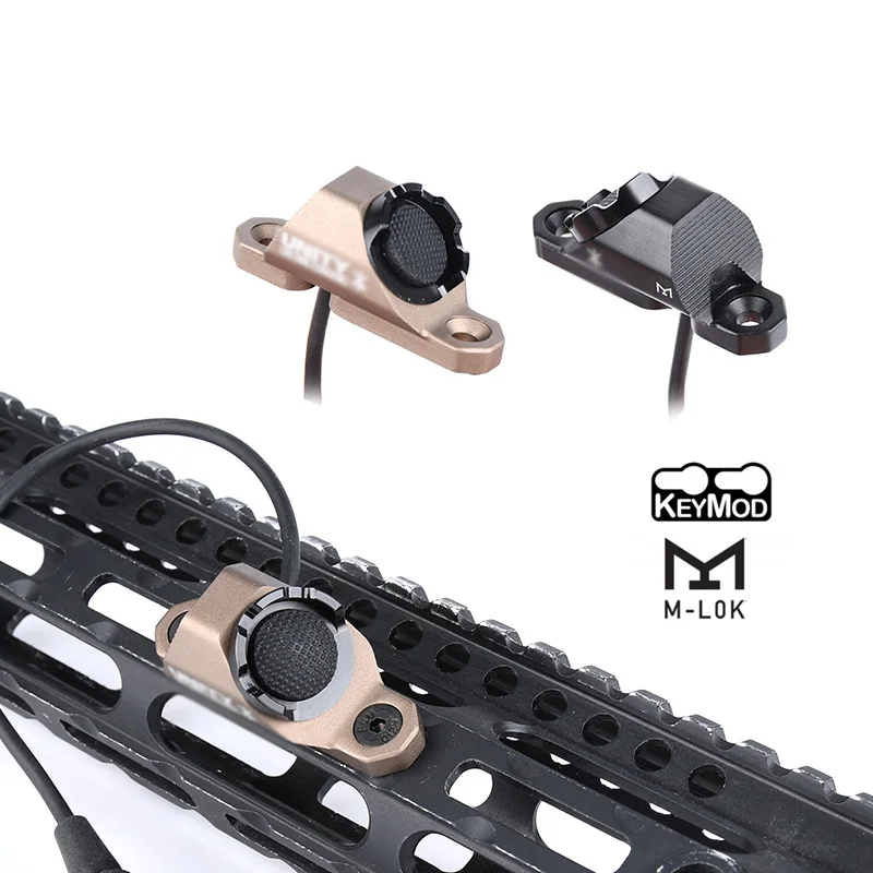 HotButton interrupteur à distance pour lampe de poche Surefire M300 M600 M300V M323V arme Scout lumière IR stroboscopique unité tactique ajustement M-LOK Rail
