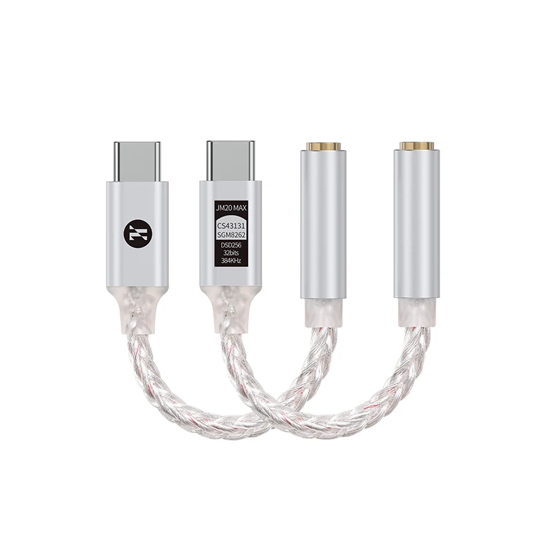 Bild 3: JCALLY JM20MAX Dual-Chip Tragbarer USB-C DAC-Verstärker-Adapter ​ Totale Ruhe mit extrem geringem Geräuschpegel
