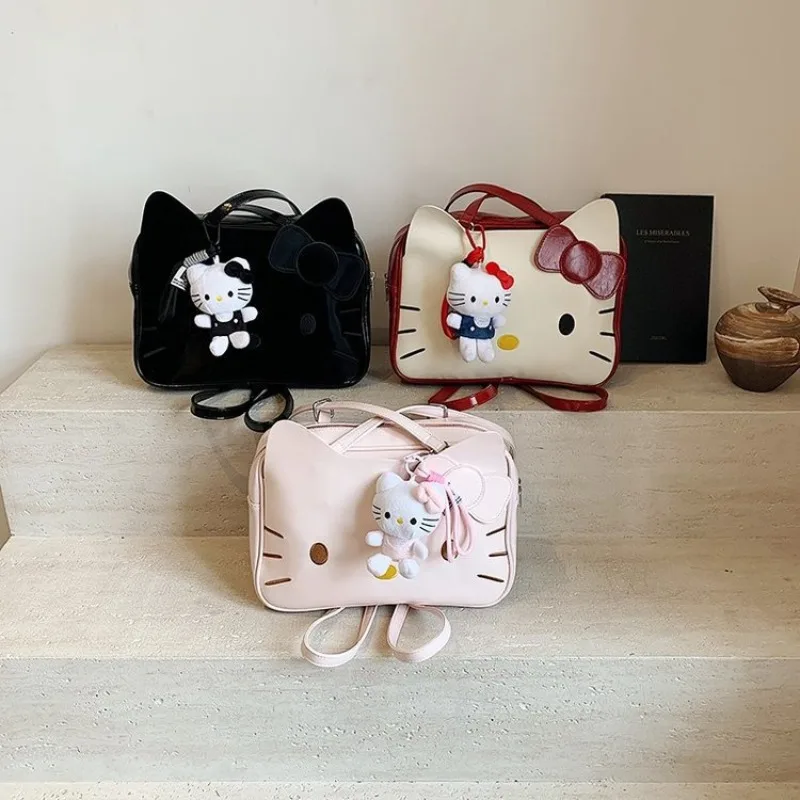 

Kawaii Hello Kitty Backpack Large Capacity Cute Cartoon Sweet Versatile Bag Desktop Decoration Women Supplies Student Wholesale