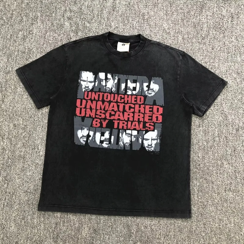 Fashion Graphic Print Vintage Band Rock T-shirt Baggy Loose Summer Streetwear Unisex Tee UPS/FEDEX Air, 3-5Day Delivery