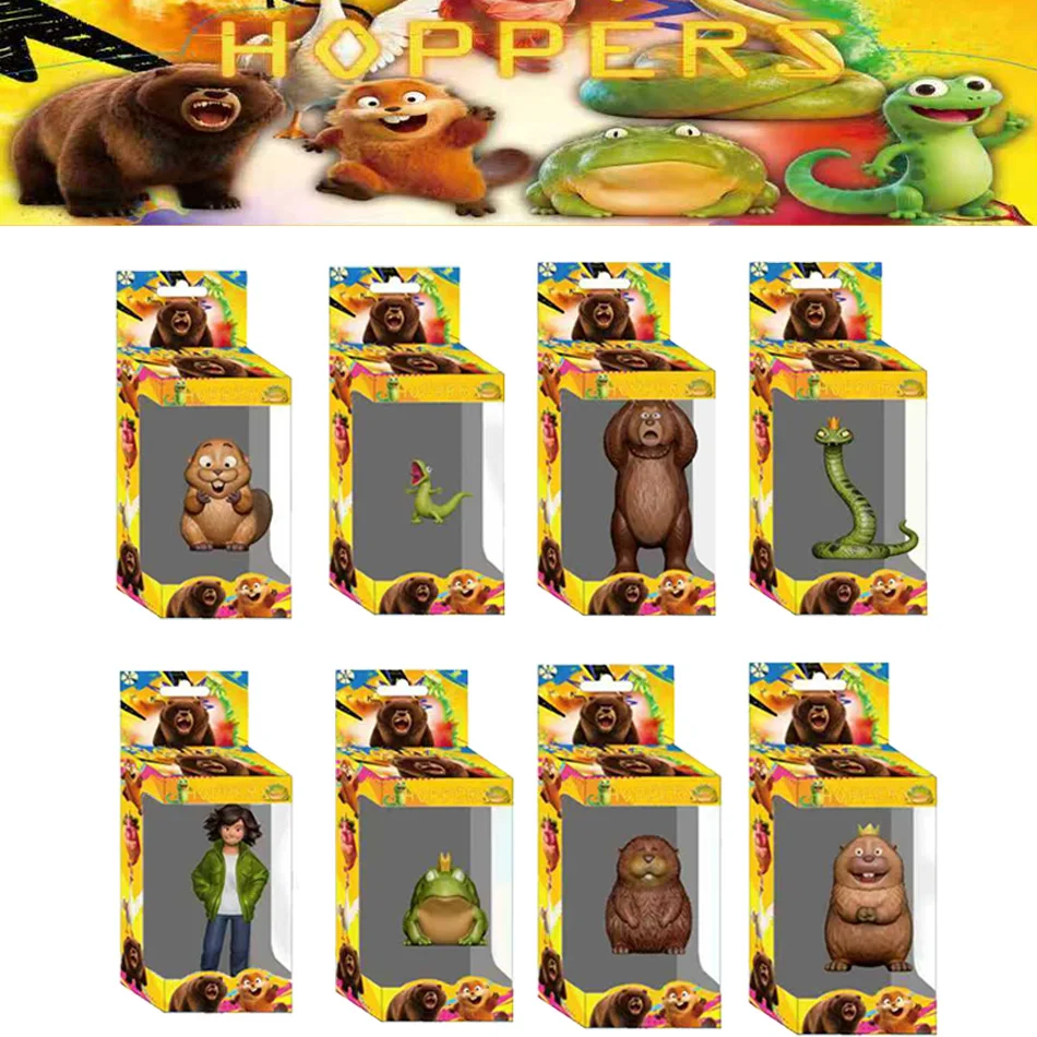 Beaver Transformation Plan 8-Piece Car Decoration Model Toy Set Collectible Gift Idea for 2026 Birthday