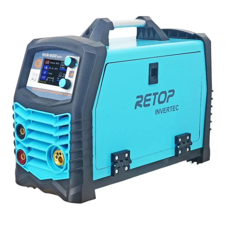6 in 1 Welding hine MIG-200WDP 4-inch Full-color LCD Display RD Shock Preention