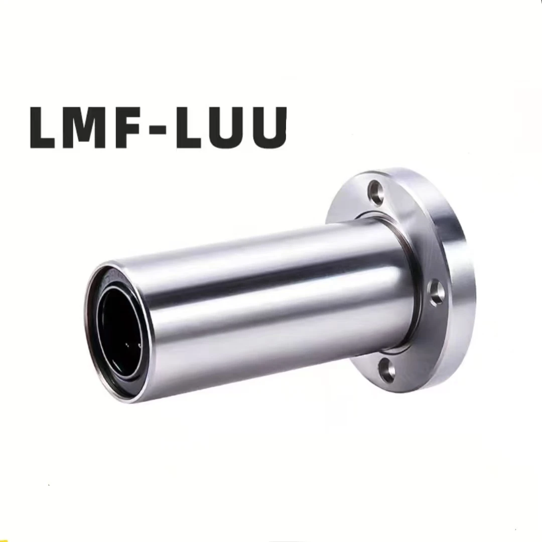 KYDCN 1PC LMF6/8/10/12/13/16/20/25/30LUU Double Side Rubber Seal Linear Motion Ball Bearing Bushing