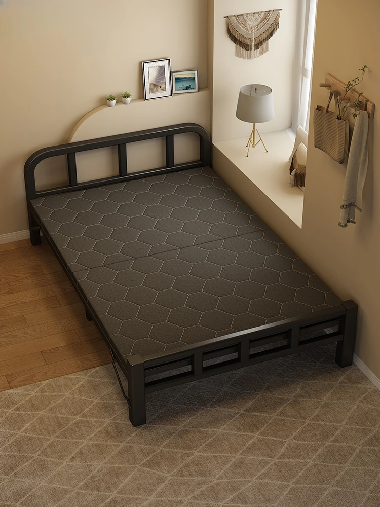 

Office lunch break folding bed simple portable marching nap artifact adult iron bed