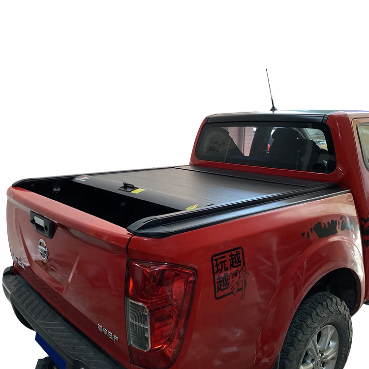 Aluminium Alloy Retractable Roller lid Pick up Waterproof Truck Bed Cover Tonneau Cover for Nissan Navara np300