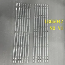 14pcs/set LED backlight bar for Phi 65PUS6523 65PUS6162/12 65PUS6262 65PUS6412 65PUS6703 65PUS6753 65PUS7303 65PUS6503 65PUS6723