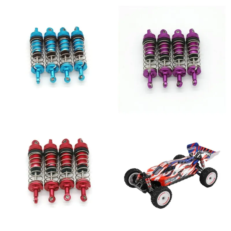 Verbesserter Metall-Öl-Stoßdämpfer für Wltoys 124008 124010 144001 RC-Autoteile