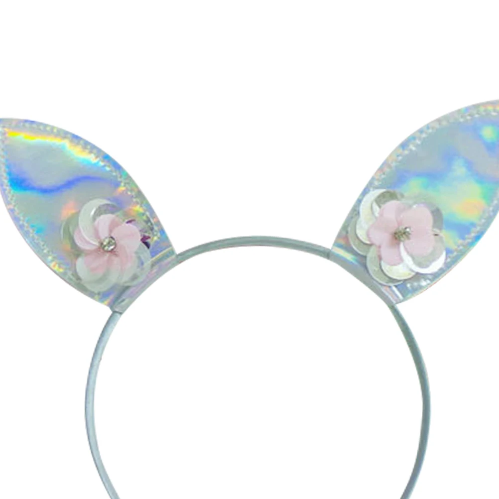 

Bunny Ear Headband Hair Hoop Rabbit Headwear Cosplay Party Headdress Child
