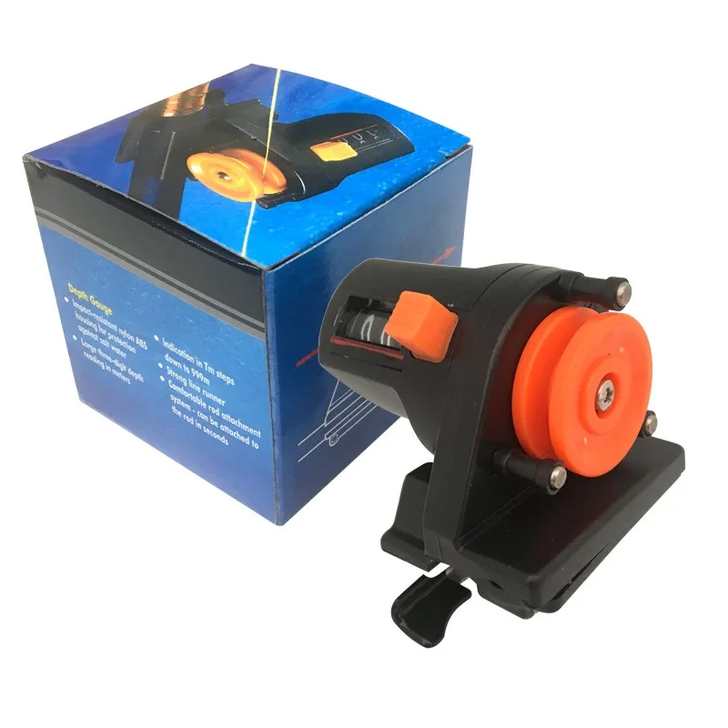 Fishing Line Counter 0-999M Fishing Line Depth Counter Finder Tool Tackle Length Gauge Counter