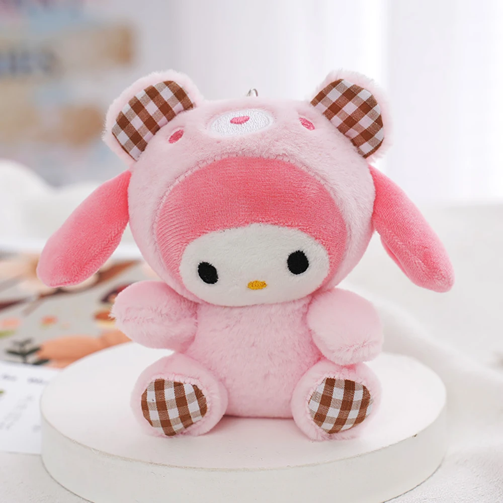 Sucette bébé Sanurgente Cradle, jouet en peluche, Hello Kitty, Hanggolia don Mymelody Kuromi Cinnamoroll Pochacco, dessin animé Anime, cadeaux pour filles