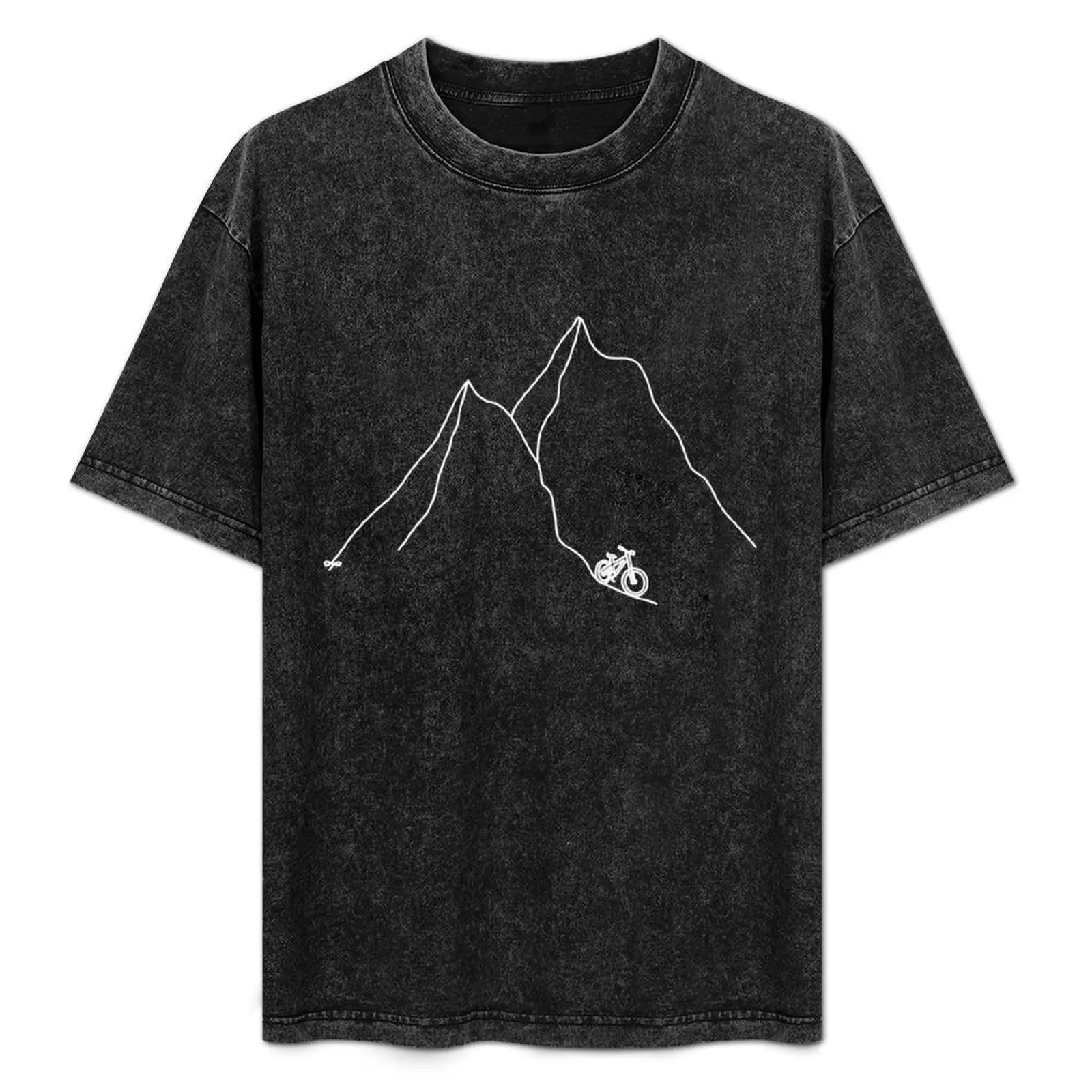 

Mountain Bike (white design) T-Shirt Relaxed Casual Short Sleeve Tee