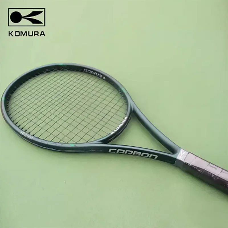 KOMHatchM16-Raquette d'entraînement de tennis professionnelle entièrement en carbone, adaptée aux enfants et aux adultes, absorption des chocs des mains confortables