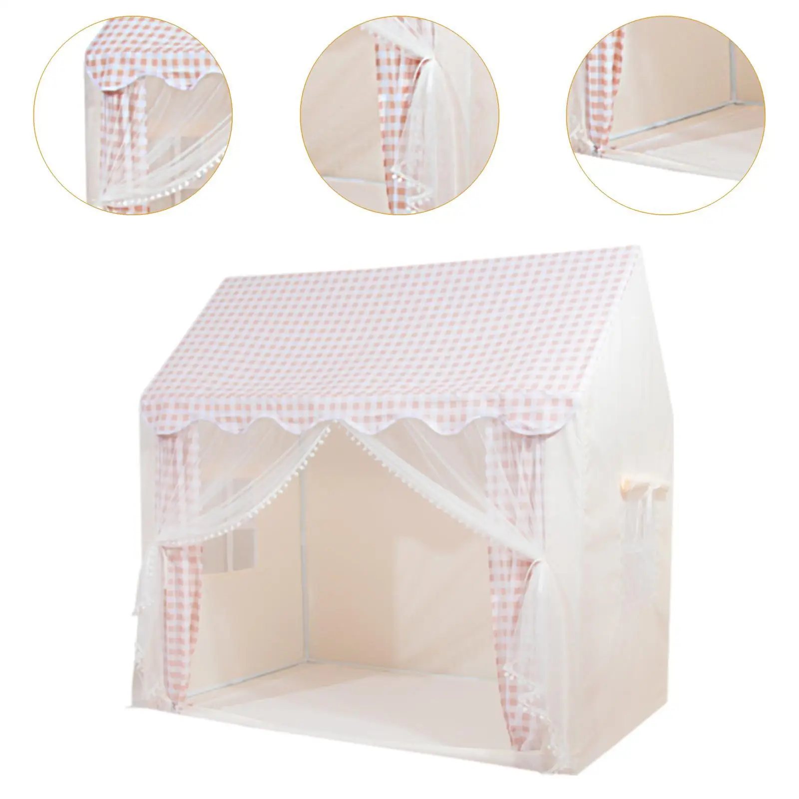 Crianças brincam tenda príncipe castelo tenda para festa de aniversário churrascos playgrounds