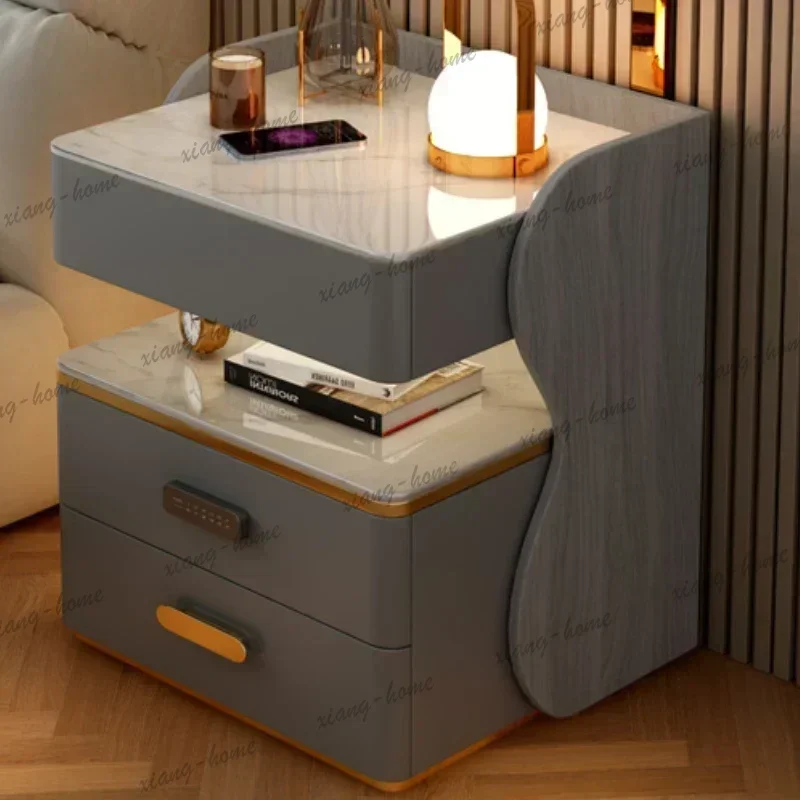 LD Night Table Comfortable Bedroom Drawers Economic Stuff Room Nordic Storage Mesa De Noche Furniture Nightstands