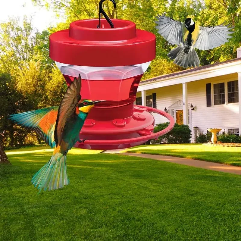 Flying Food Cup Dispenser Tools Hummingbird Drinker Feeder Pet Animal Feeding With Bird Supplies Suction Hanging