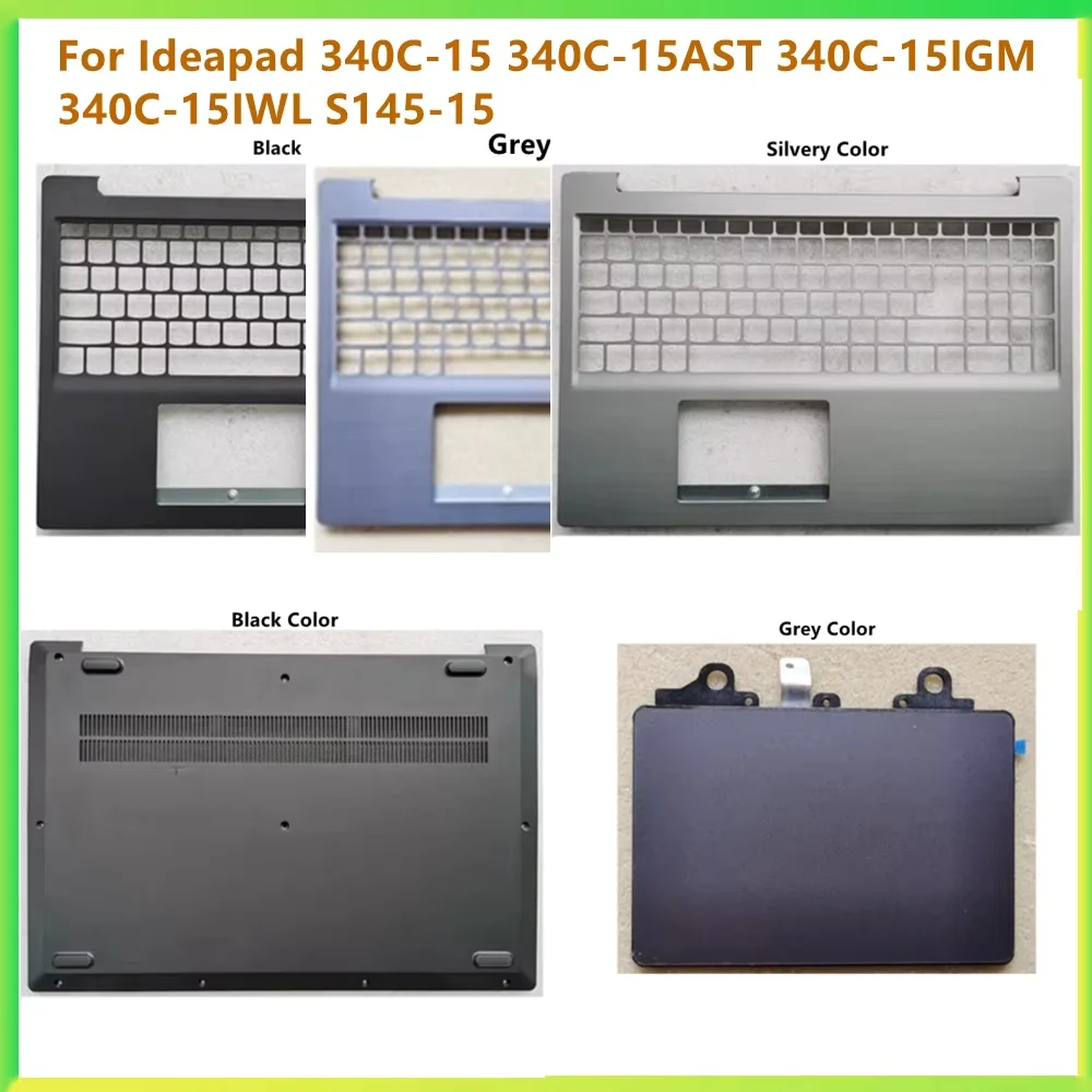 

New Laptop Top Case Palmrest Upper Bottom Cover Case For Lenovo Ideapad 340C-15 340C-15AST 340C-15IGM 340C-15IWL S145-15 Shell