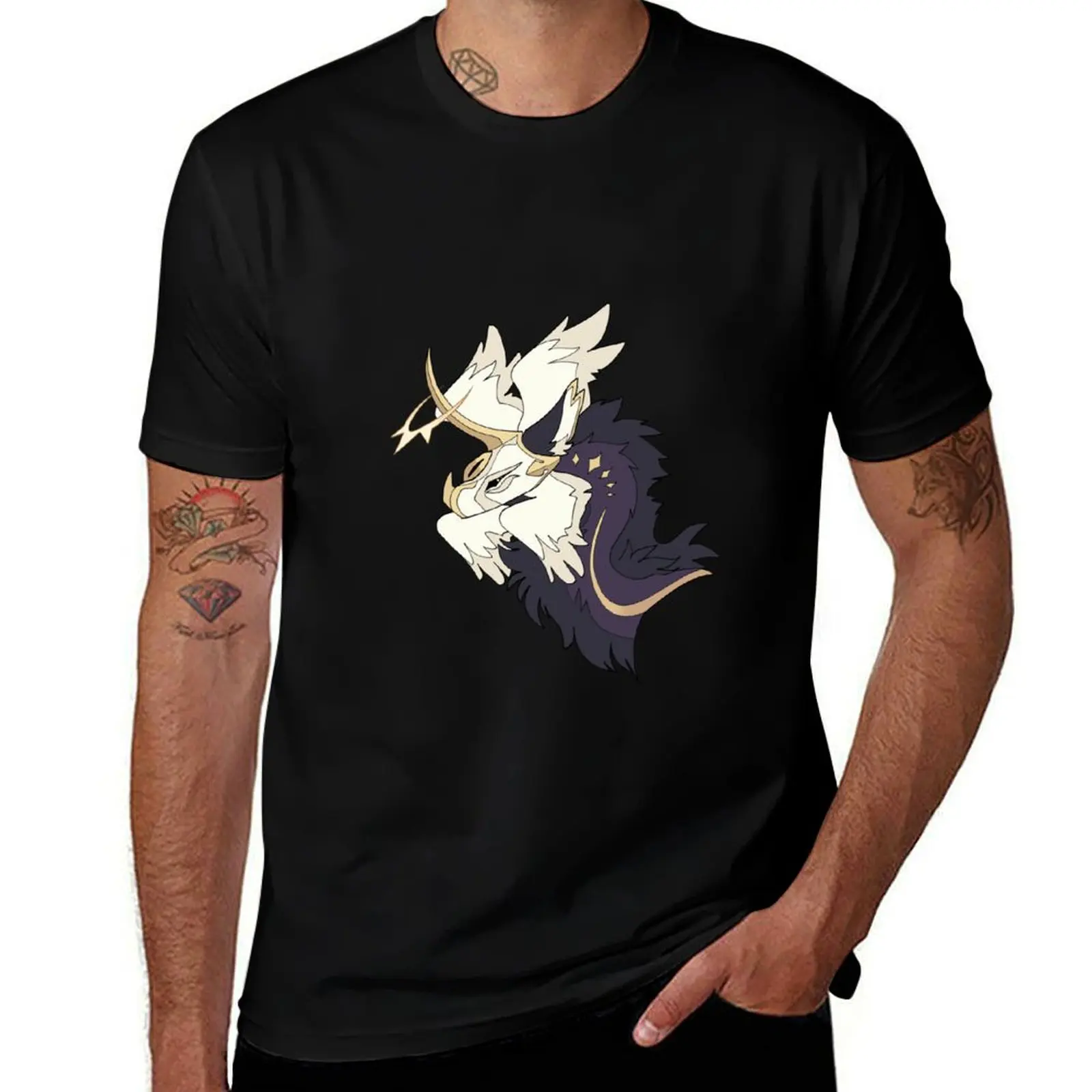 Aereis Redesign T-Shirt All Match Print Short Sleeve Top T-Shirt