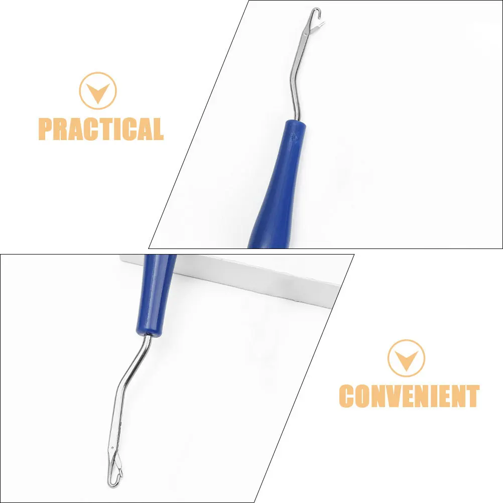 

Plastic Crochet Hook Ergonomic Lightweight Knitting Tool for Sweaters Scarves Hats Carpet Crafts Weaving Needles Yarn Crochet