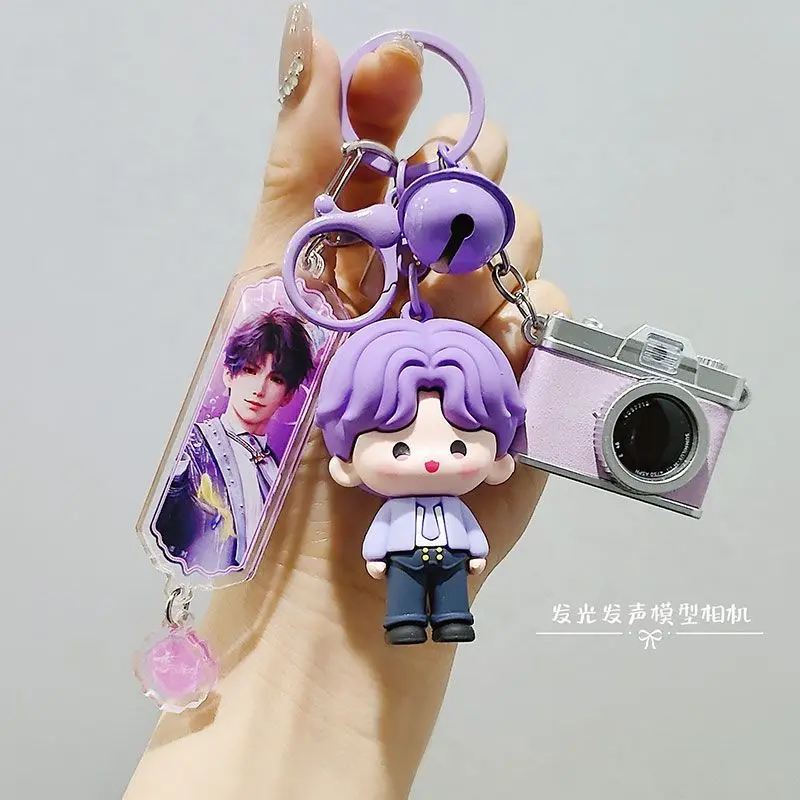 

Anime Love and Deepspace Caleb Xavier Sylus Rafayel Zayne Cosplay Soft Rubber Cartoon Figure Idol Pendant Keychain Gift Cute