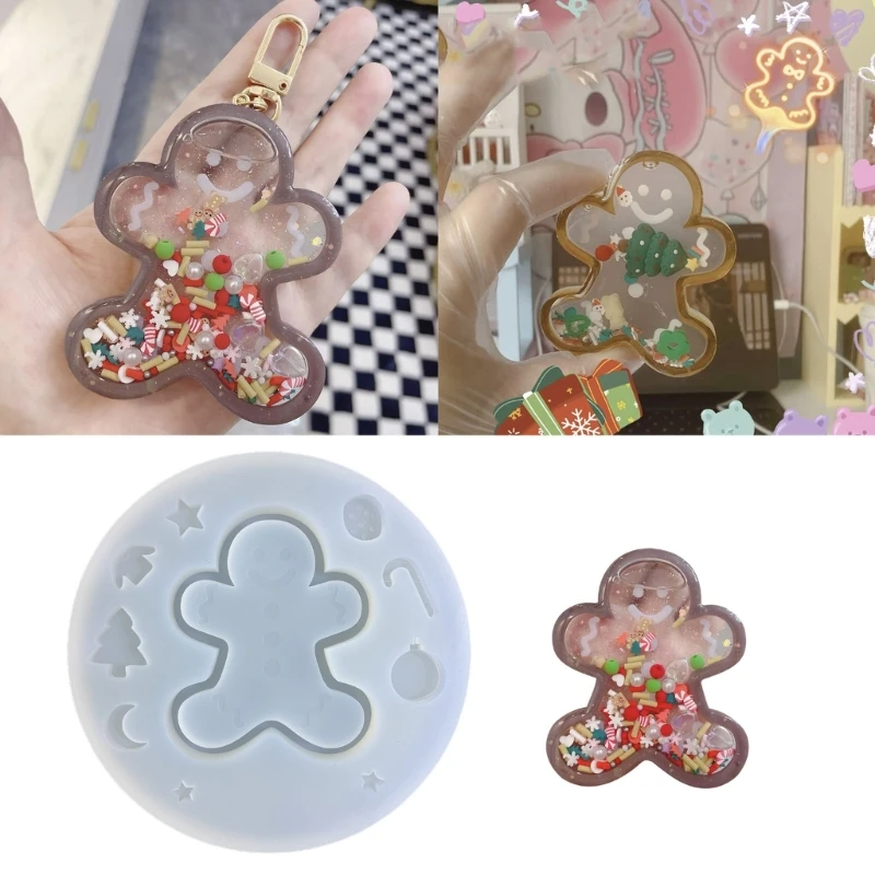 

Silicone Shaker Mold DIY Quicksand Epoxy Mold Resin Casting Shaker Mold Jewelry Pendant Making Mould for DIY Crafts