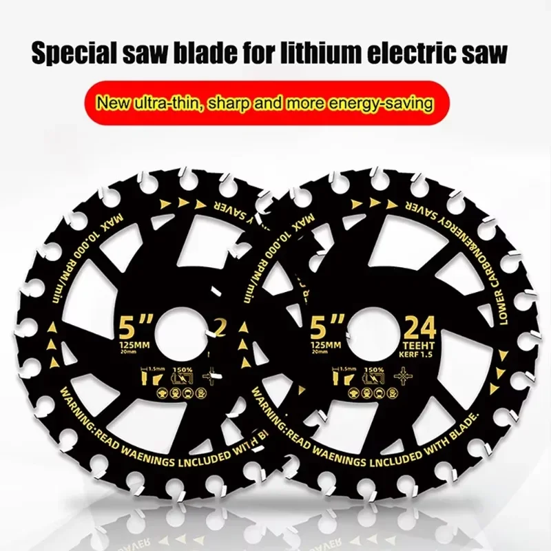 

Lithium Saw Blades Special Alloy Saw Blades for Wood Cutting Electric Circular Saw Cutting Blades