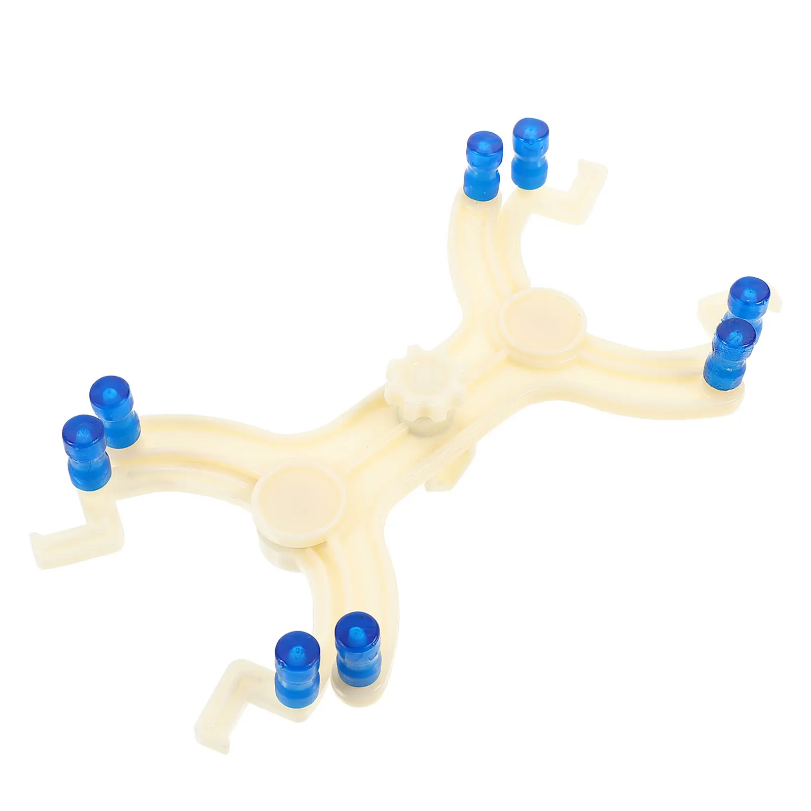 

Plastic Clamp Titration Clip for Experiment School Supply Lightweight Compact Size Protects from Scratching