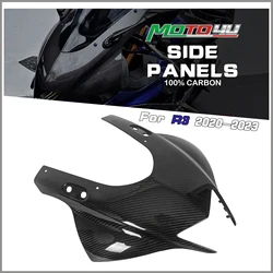 For YAMAHA YZF-R3 R3 2020 2021 2022 2023 2024 100% Carbon Fiber Front Nose Fairing Cover Cowling
