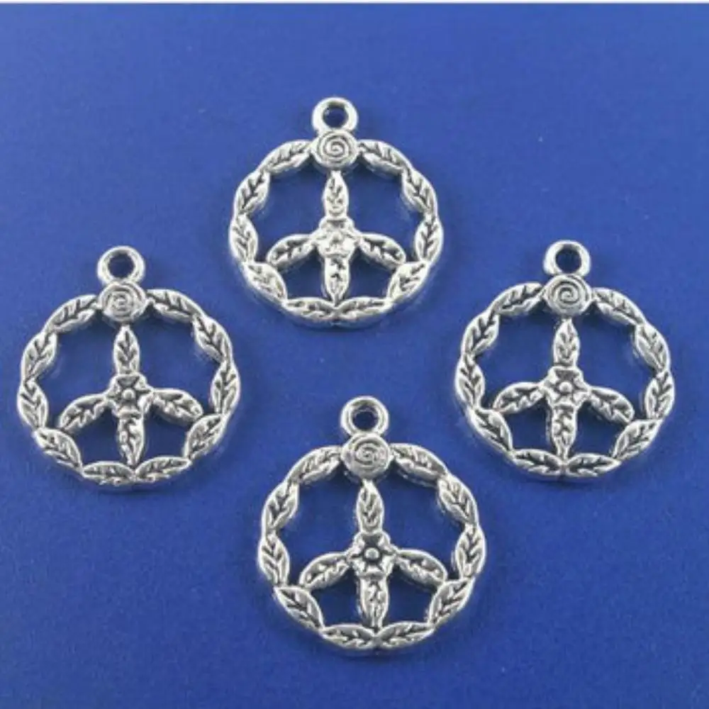 

10PCS Peace Sign Pendant Necklace Bracelet Accessories H3760