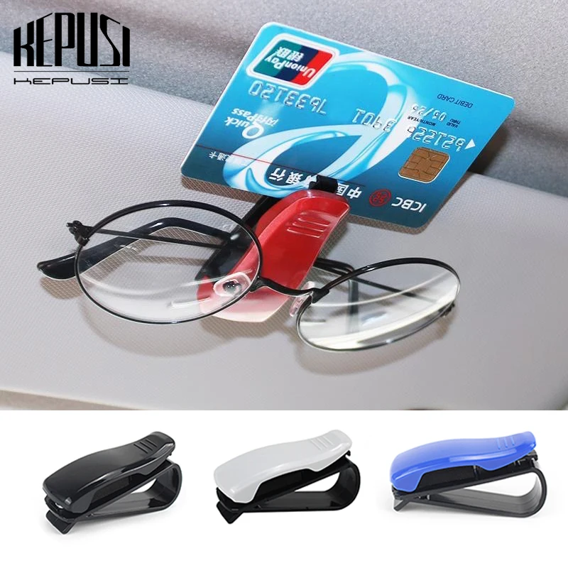 Mini Car Eyeglass Holder Glasses Storage Clip For Renault Koleos Twingo Scenic Megane Fluenec Latitude Clio 1/2/3 Chrysler