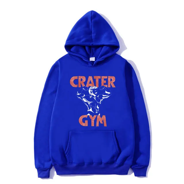 Funny Love Lies Bleeding Crater Gym Meme Graphic Hoodie Men Women Fitness Gym Oversized Sweatshirt Male Cotton Pullover Hoodies