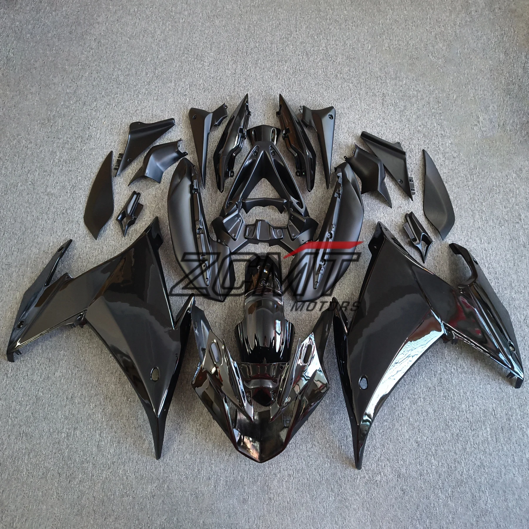 Fairings Kit Cowl For Yamaha FZ6R FZ 6R 2009-2015 09 10 11 12 13 14 15 Head Front Upper Nose Cowls Fairings Kit Motorcycle Shell