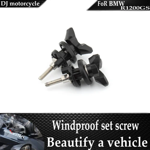 Imagen 2 del producto FoR BMW GS1200 R 1200 GS Adventure 2004-2016 Tornillo de ajuste de bloqueo de parabrisas Clip de montaje de parabrisas Perno de abrazadera R1200GS ADV