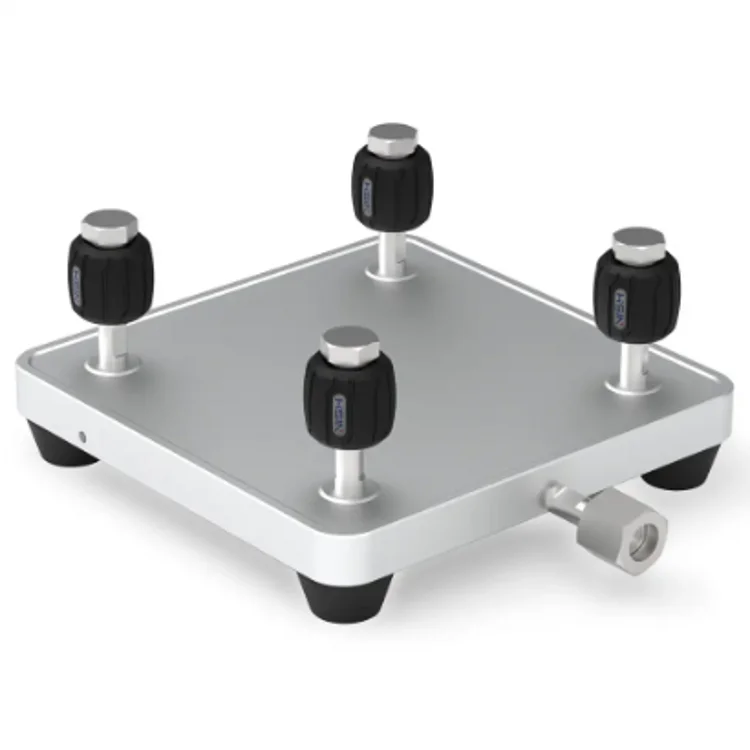 Four Port Pneumatic Pressure Calibration Benchtop Stainless Steel Pressure Test Accessories Instrument OEM ODM