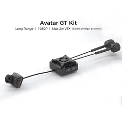 Walksnail Avatar GT KIT 160g ° Kamera FOV HD Pro VTX do drona FPV Kompatybilna kamera Moonlight DVR Podwójna antena 4K