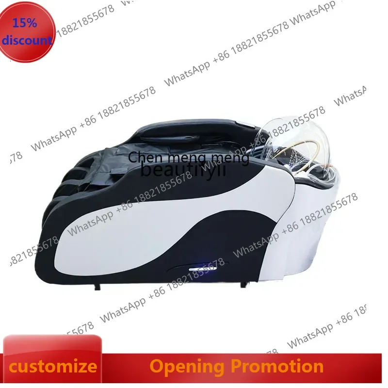 

new style Automatic Intelligent Electric Massage Shampoo Bed Barber Shop Water Circulation Fumigation Head Therapy Bed ss 7304
