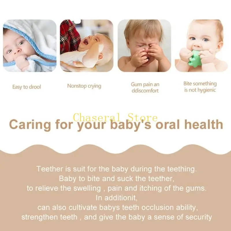 لعبة قبضة الأطفال الخشبية E7CE للرضيع نشاط حشرجة الطفل هدية حديثي الولادة