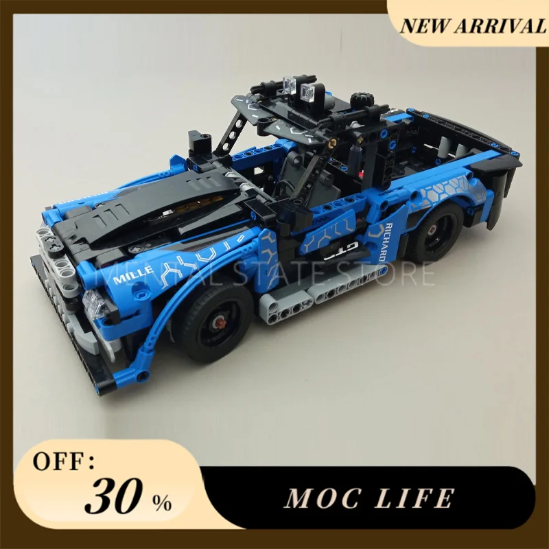 NIEUWE 693PCS Aangepaste MOC Pickup Truck Bouwstenen Technologie Bricks DIY Creatieve Assemblage Onderwijs Speelgoed Vakantie Geschenken