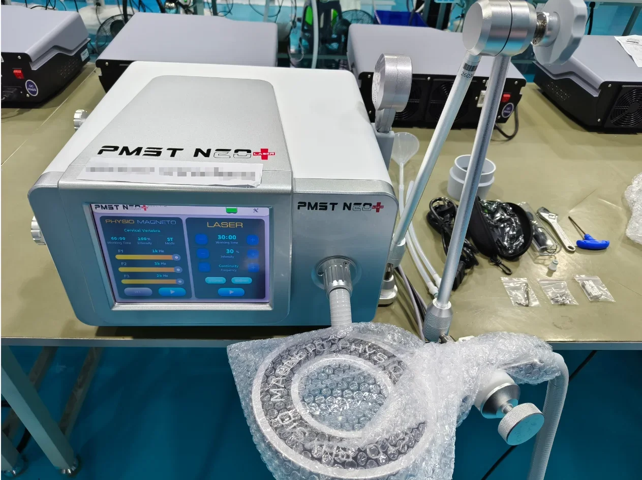 Newest PEMF 5 Physio Magneto For Chronic Pain And PMST NEO+ PEMF Laser Therapy System for Chron Arthritis Portable Machine